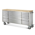 ( HOT ) 72 inch stainless steel Empty Storage Truck Metal Tool Box